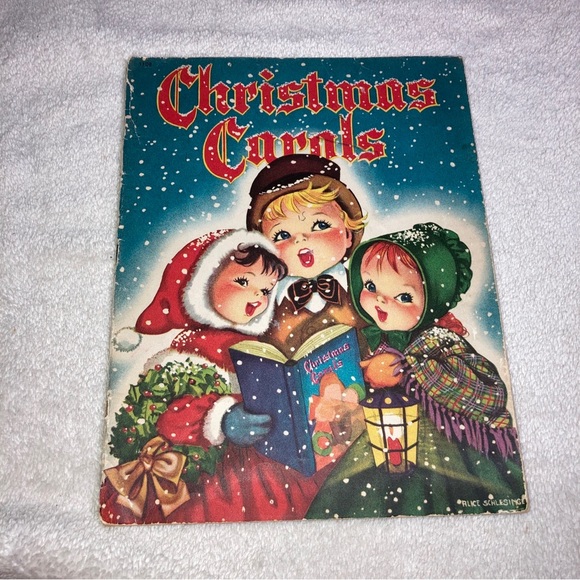 3 vintage 1940s Christmas books Pop Up 3D Christmas Stocking booklet Carols - Picture 10 of 11